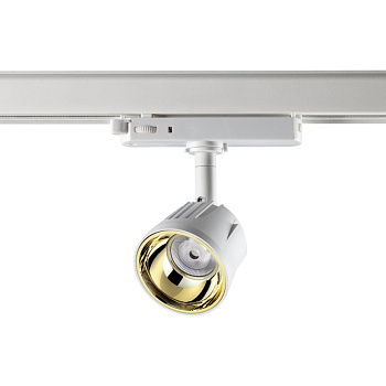 Трехфазный трековый св/д св-к IP20 LED 4000K 10W 100-265V белый/золото KNOF NOVOTECH