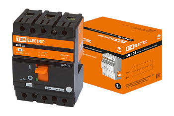 Выключатель автоматический ВА МОД ВА88-33 3П 80А 35кА TDM