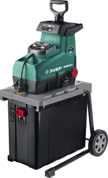 2800 Вт электрический садовый измельчитель ЗУБР