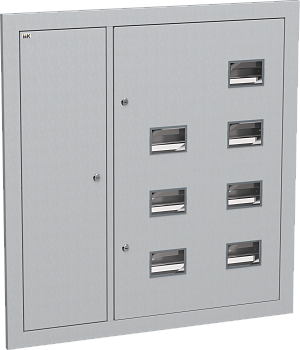 Корпус металлический ЩЭ-7-Э 36 IP31 (слаботочный отсек слева) LIGHT IEK