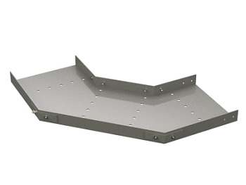 Угол 90 горизонтальный 90° 600х80, стеклопластик G5 DKC