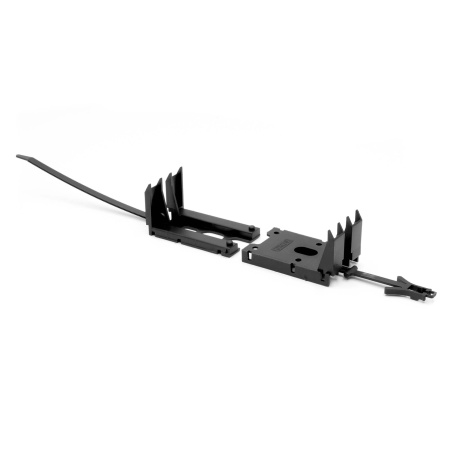 Держатель раздвижной, с хомутом, для крышек шириной 70, 90 и 120 мм (d 15-55 мм) DKC