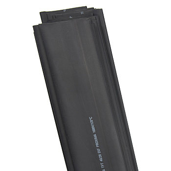 Термоусаживаемая трубка ТУТ нг 30/15 черная в отрезках по 1м PROxima EKF