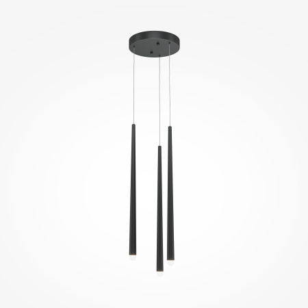 Подвесной светильник 3*LED 18Вт Черный IP20 Cascade MOD132PL-L28BK1 Maytoni