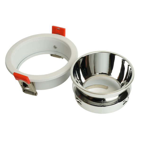 Светильник потолочный встраиваемый, MR16 G5.3, белый + хром DL3102 Feron