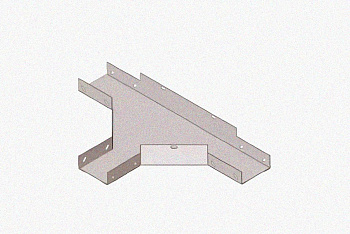 Лоток тройниковый замковый глухой ОТЗГ 50х50 УХЛ1, горячее цинкование, S1,2