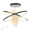 Потолочный св-к IP20 LED 70W 3340Лм 4000K MONICA черный/золотистый/металл ODEON LIGHT