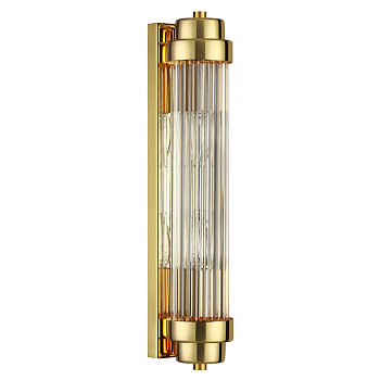 Настенный св-к E14 2*40W LORDI золотой/прозрачный ODEON LIGHT