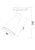 Светильник трековый 1*GU10 10Вт Черный IP20 Virar TR022-1-GU10-B Technical