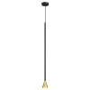 Подвесной св-к LED GU10 7W 220V PIPA черно-золотистый/металл ODEON LIGHT