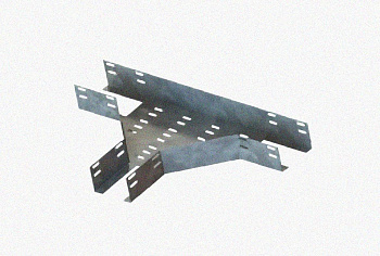 Лоток тройниковый перфорированный ОТ 300х100 У3, окрашенный, S1,5