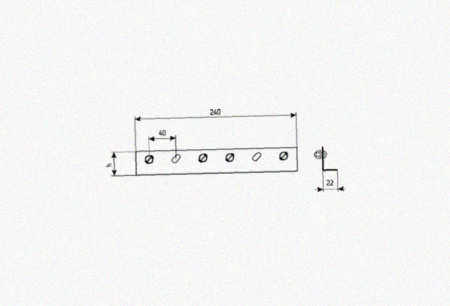Соединитель лотковый замковый СЛЗх100х1,5 УТ1,5, горячее цинкование, S1,5