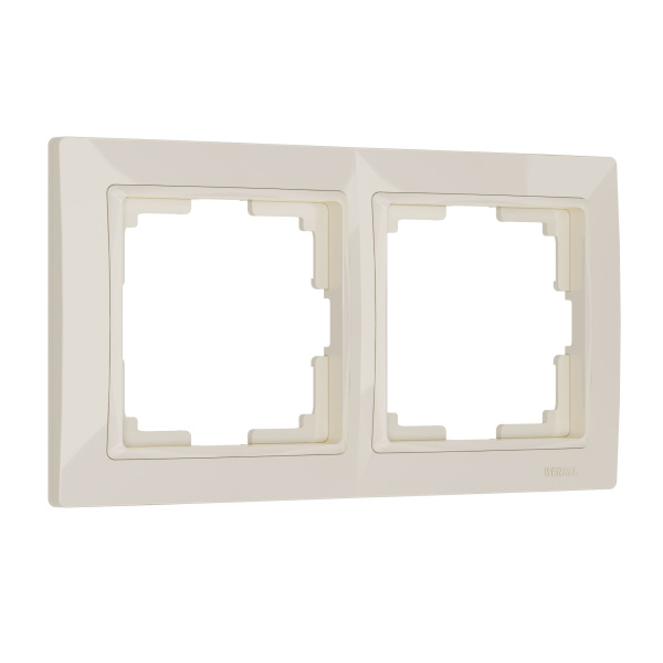 Snabb basic Рамка на 2 поста (слоновая кость, basic) Werkel