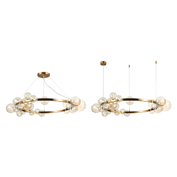 Светильник подвесной Бронза/Коньячный G4 24*5Вт SL1165.303.24 ST LUCE