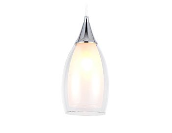 Подвесной светильник TR3542 CH/CL хром/прозрачный E14 max 40W D130*1000 Ambrella Light