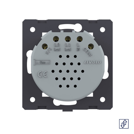 Сенсорный импульсный выключатель для жалюзей 2 клавиши (механизм) Livolo
