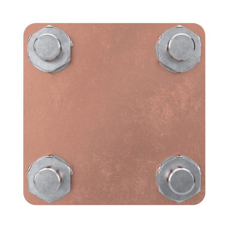 Соединитель пруток-полоса, 57х57 мм, медь DKC