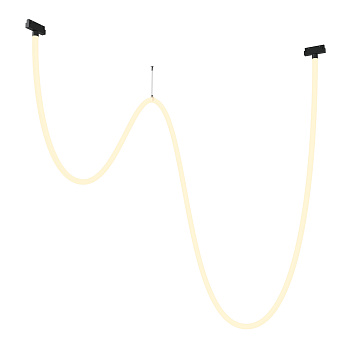 Трековый подвесной светильник LED 100Вт Черный IP20 Magnetic track system Exility TR101-2-100W3K-B Technical Maytoni