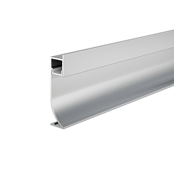 Алюминиевый профиль плинтус с подсветкой 53x14 Серебро (ALM-5314-S-2M) Technical Maytoni