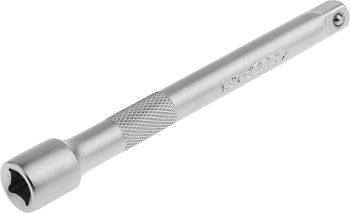 Удлинитель "Мастер" для торцовых головок (1/4"), Cr-V, хроматированное покрытие, 100мм ЗУБР