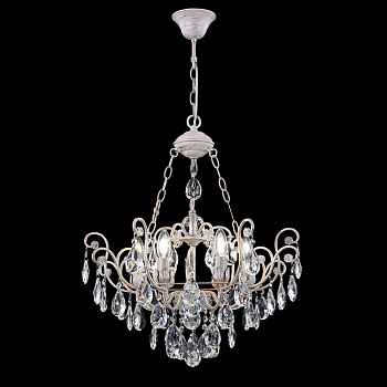 Люстра 6*E14 40Вт Белый с Золотом IP20 Veronica FR1002PL-06WG Freya