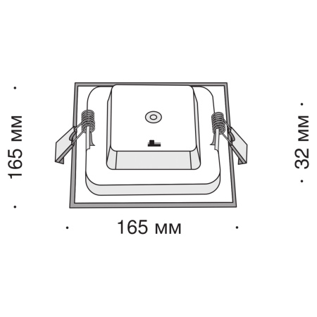 Встраиваемый светильник 12Вт 2800-6000K Белый IP20 Stockton DL020-6-L12W Technical