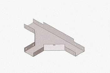 Лоток тройниковый замковый глухой ОТЗГ 50х50 УХЛ1, горячее цинкование, S1,0