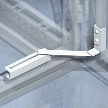 Ограничитель угла открытия двери, 90 градусов (B) DKC