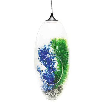 FT-17 Фитосветильник подвесной, светодиодный, 300х115мм, 1Вт, кабель 1м, черный Apeyron