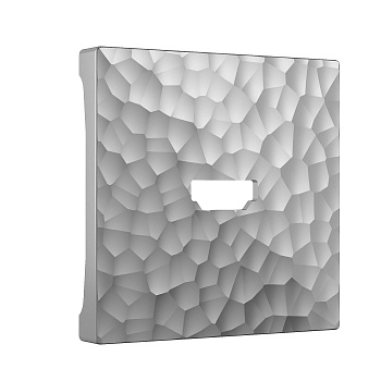 Накладка для розетки HDMI (серебряный) Hammer СУ IP20 Werkel