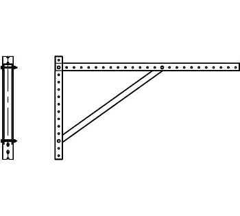 Консоль сборная КС800 УХЛ1, горячее цинкование, S2,5
