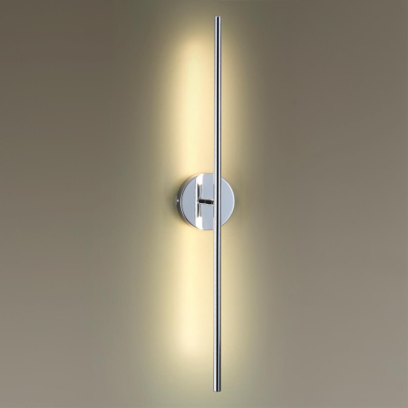 Настенный св-к поворотный 360° IP20 LED 12W 645Лм 3000K металл/хром полированный FUERTE ODEON LIGHT