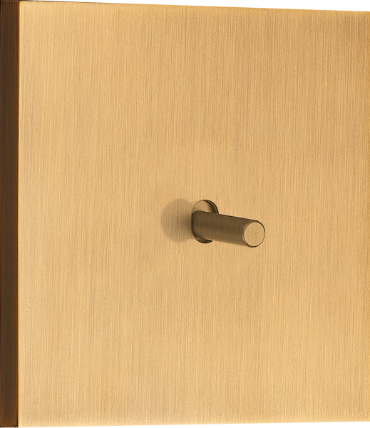 Donel N96 выключателя звонкового типа на 1 тумблер, Цилиндр, 10AX 250V, Латунь, серия DT