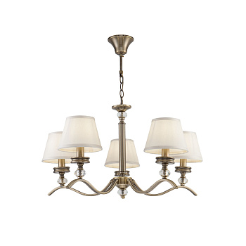 Люстра 5*E14 40Вт Бронза Антик IP20 Alessandra FR2016PL-05BZ Freya