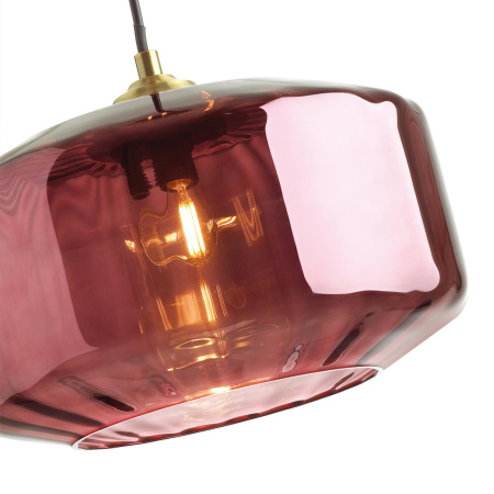 Подвес E27 60W BINGA бордовый/бронзовый ODEON LIGHT