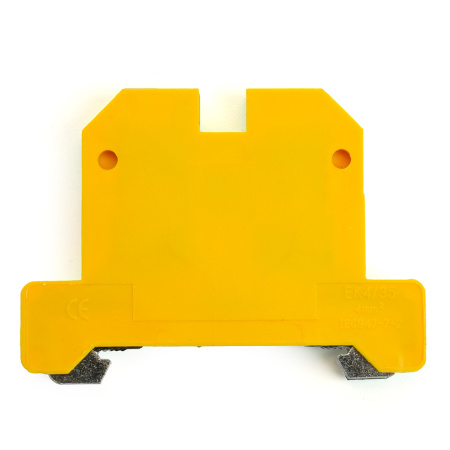 LD551-4-40 ЗНИ Зажим наборный изолированный (винтовой) 4,0 мм² (JXB 4), желтый,зеленый STEKKER