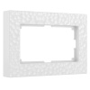 Hammer Рамка для двойной розетки (белый) Werkel