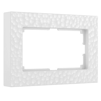 Hammer Рамка для двойной розетки (белый) Werkel