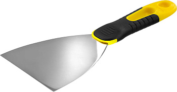 Шпатель STAYER ″PROFESSIONAL″ нержавеющее профилированное полотно, 2к ручка, 100 мм