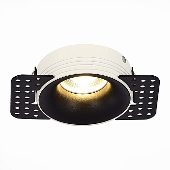 Светильник встраиваемый Белый GU10 1*50Вт IP20 D78xH30 165-265В Без ламп ST218.548.01 ST LUCE