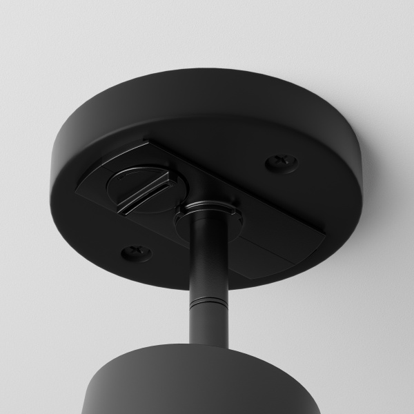 Шинопровод накладной 100мм Черный Single phase track system Unity TRA010-1-BS-B Technical