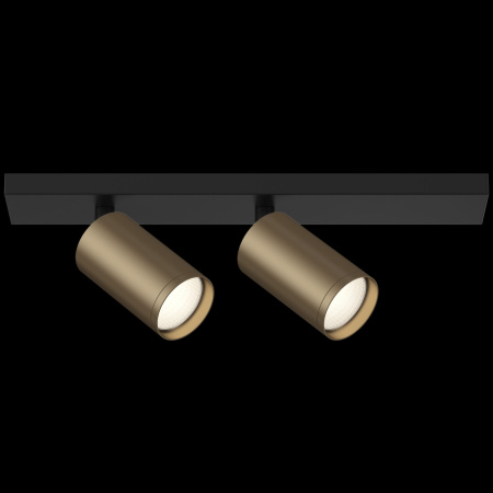 Потолочный светильник 2*GU10 10Вт Черный и Бронза матовая IP20 FOCUS S C051CL-02BBZ Technical