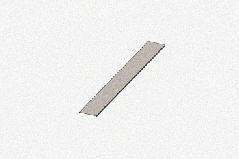 Крышка лотка КЛ 300 УХЛ2,5, оцинкованный лист S1,5