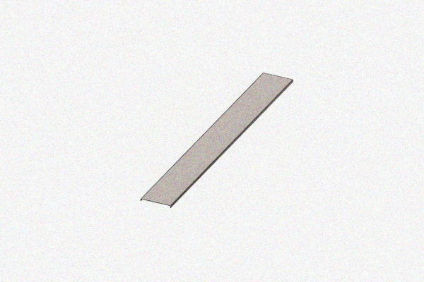 Крышка лотка КЛ 300 УХЛ2,5, оцинкованный лист S1,5