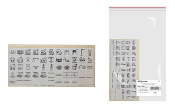 Комплект пиктограмм для маркировки щитков "Расширенный" TDM