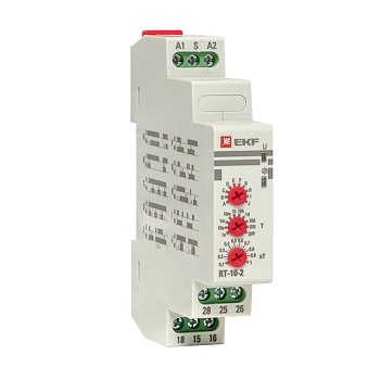 Реле времени (10 устанавл, функц) RT-10-2 PROxima EKF