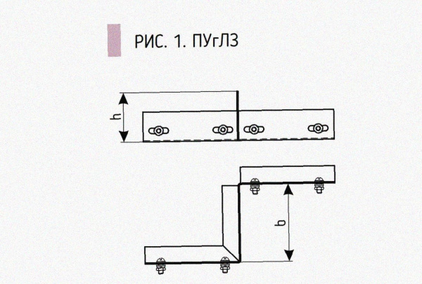 Соединитель-переходник замковый ПУгЛЗ 100х80 УТ1,5, оцинкованный лист S1,5