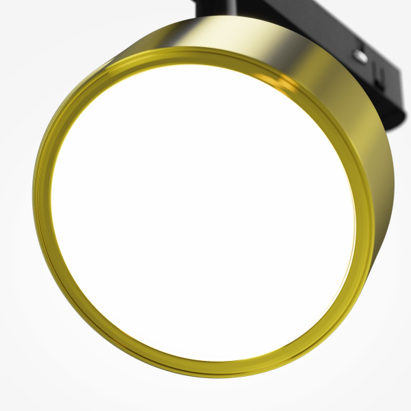 Трековый светильник LED 18Вт Черный и Латунь IP20 Magnetic track system Exility TR040-2-18W4K-BBS Technical Maytoni