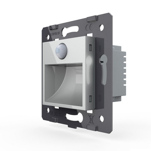 Подсветка лестницы, пола с датчиком движения, цвет серый (механизм) Livolo