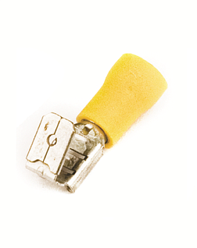 Наконечник плоский с изолир.фланцем (смешанный) 2,5-6 кв.мм 6,3х0,8 мм (РПИ-О) DKC